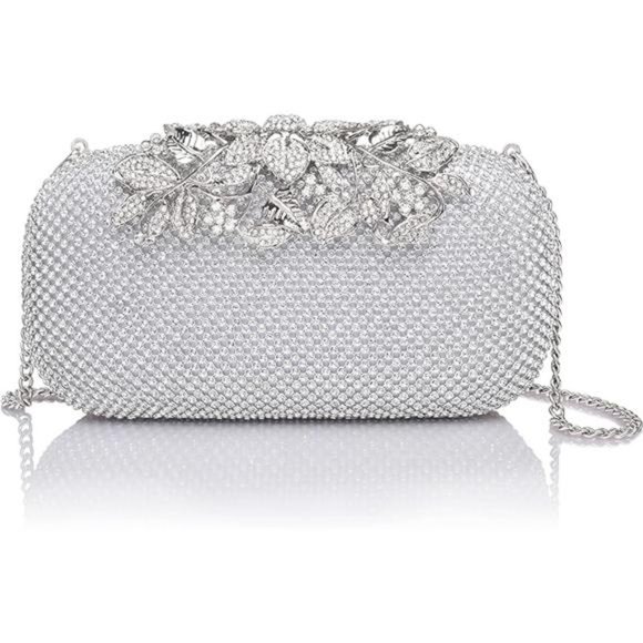 Crystal Evening Bag Rhinestone Wedding Prom Party Formal Clutch Purses